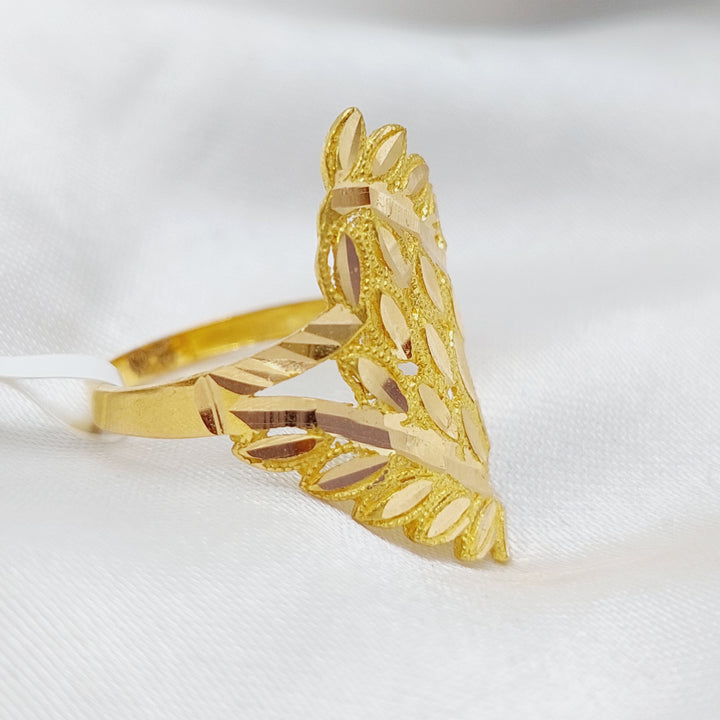 21K Gold Spike Ring by Saeed Jewelry - Image 4