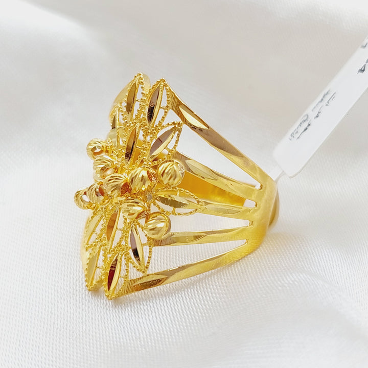 21K Gold Spike Ring by Saeed Jewelry - Image 1