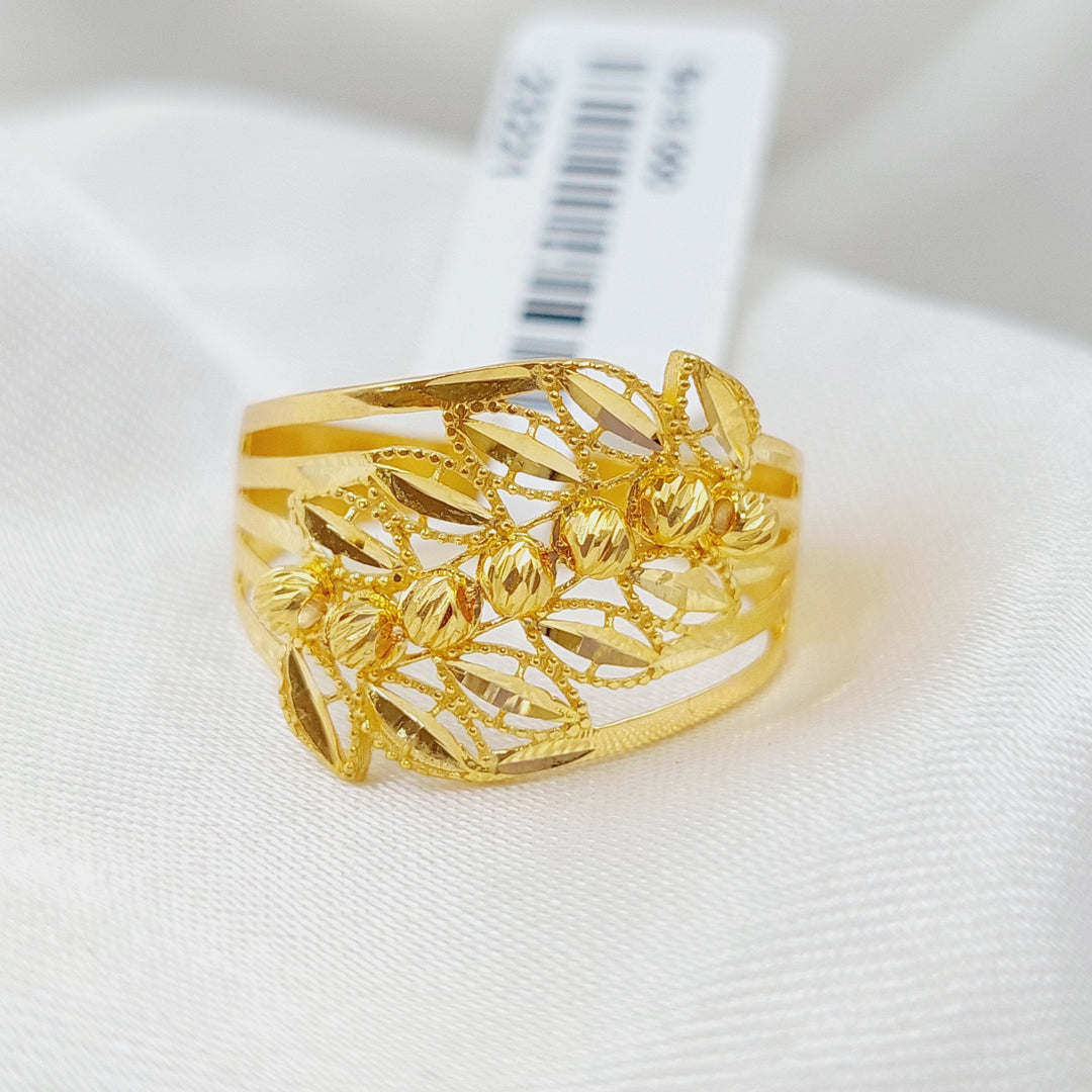 21K Gold Spike Ring by Saeed Jewelry - Image 4