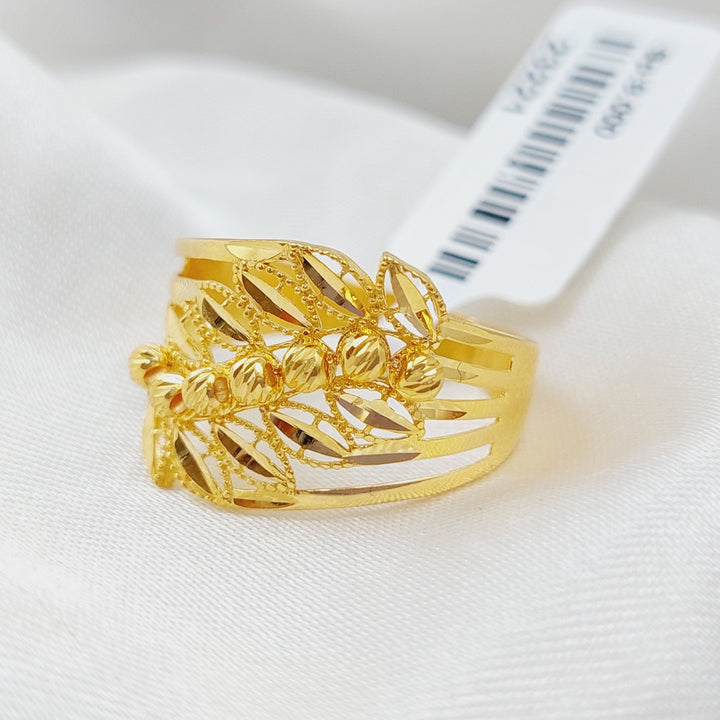 21K Gold Spike Ring by Saeed Jewelry - Image 1