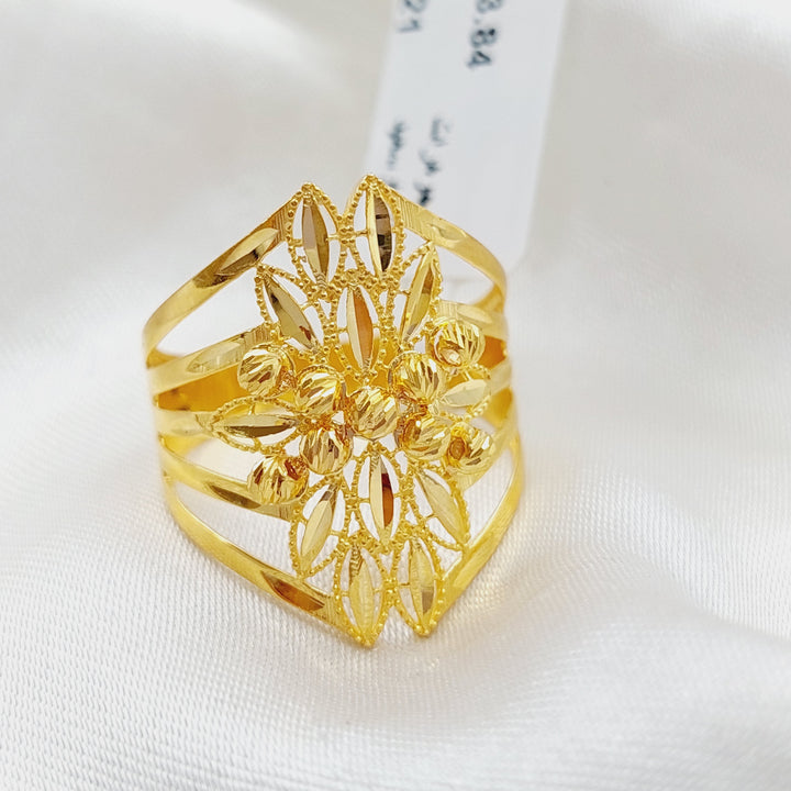 21K Gold Spike Ring by Saeed Jewelry - Image 1