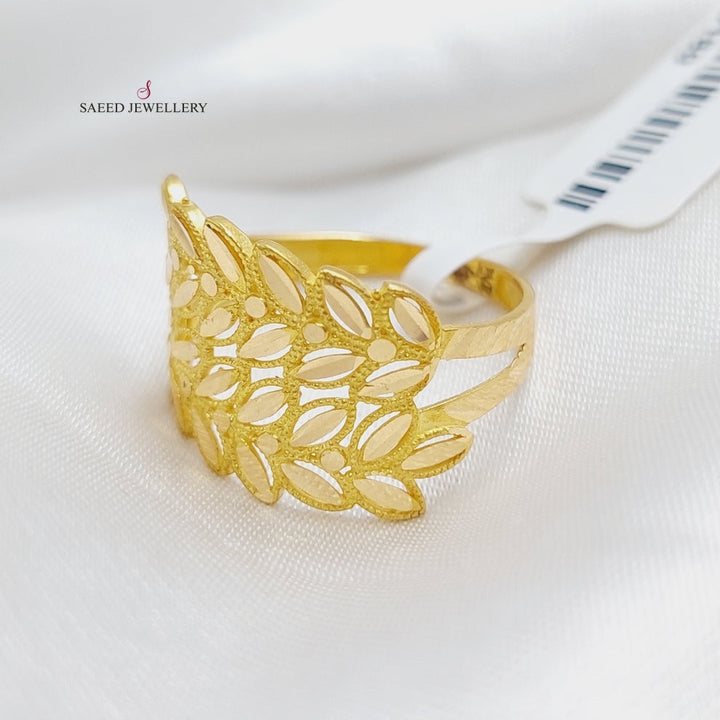 21K Gold Spike Ring by Saeed Jewelry - Image 2