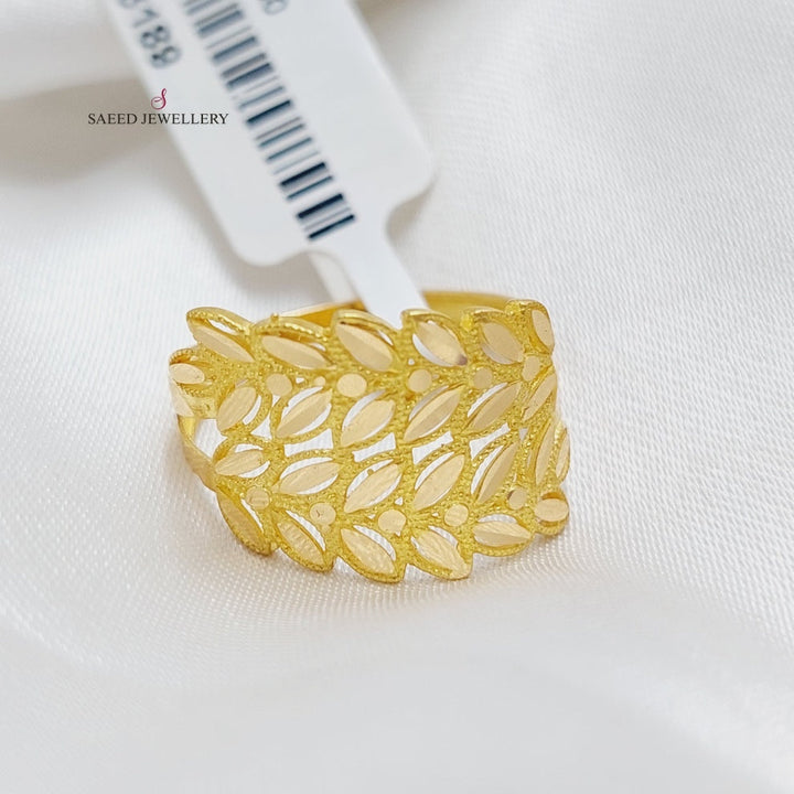 21K Gold Spike Ring by Saeed Jewelry - Image 3