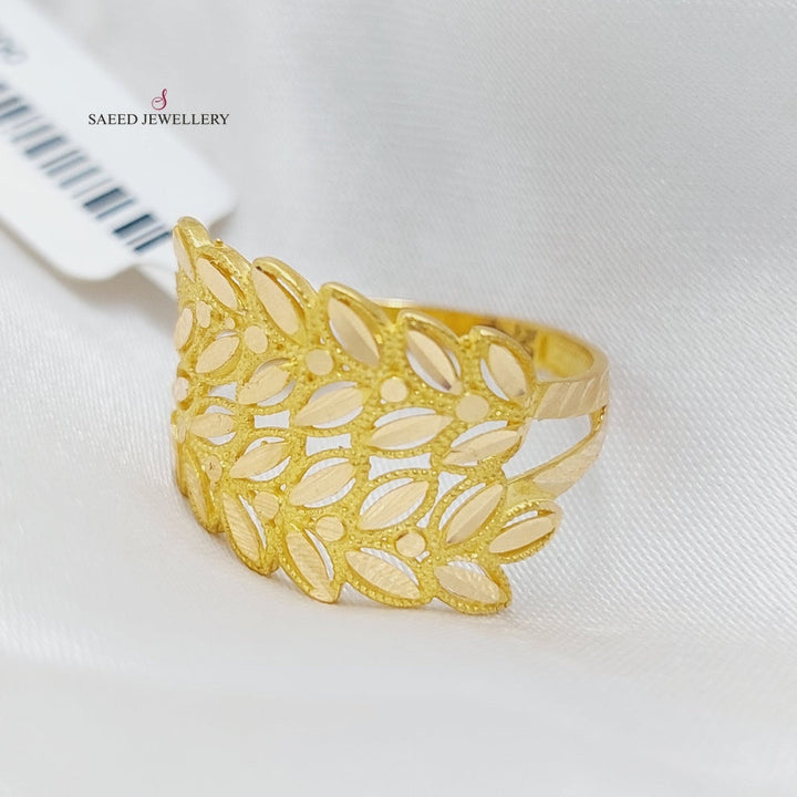 21K Gold Spike Ring by Saeed Jewelry - Image 1