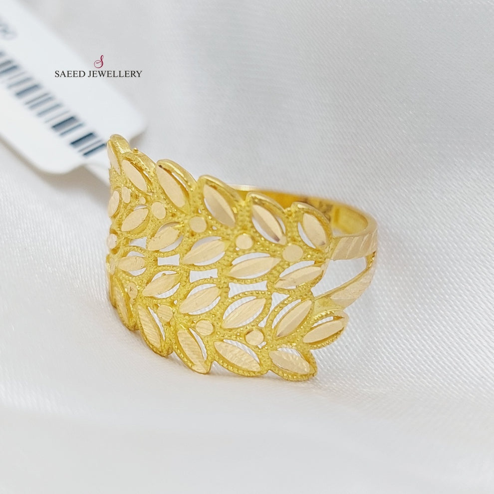 21K Gold Spike Ring by Saeed Jewelry - Image 5