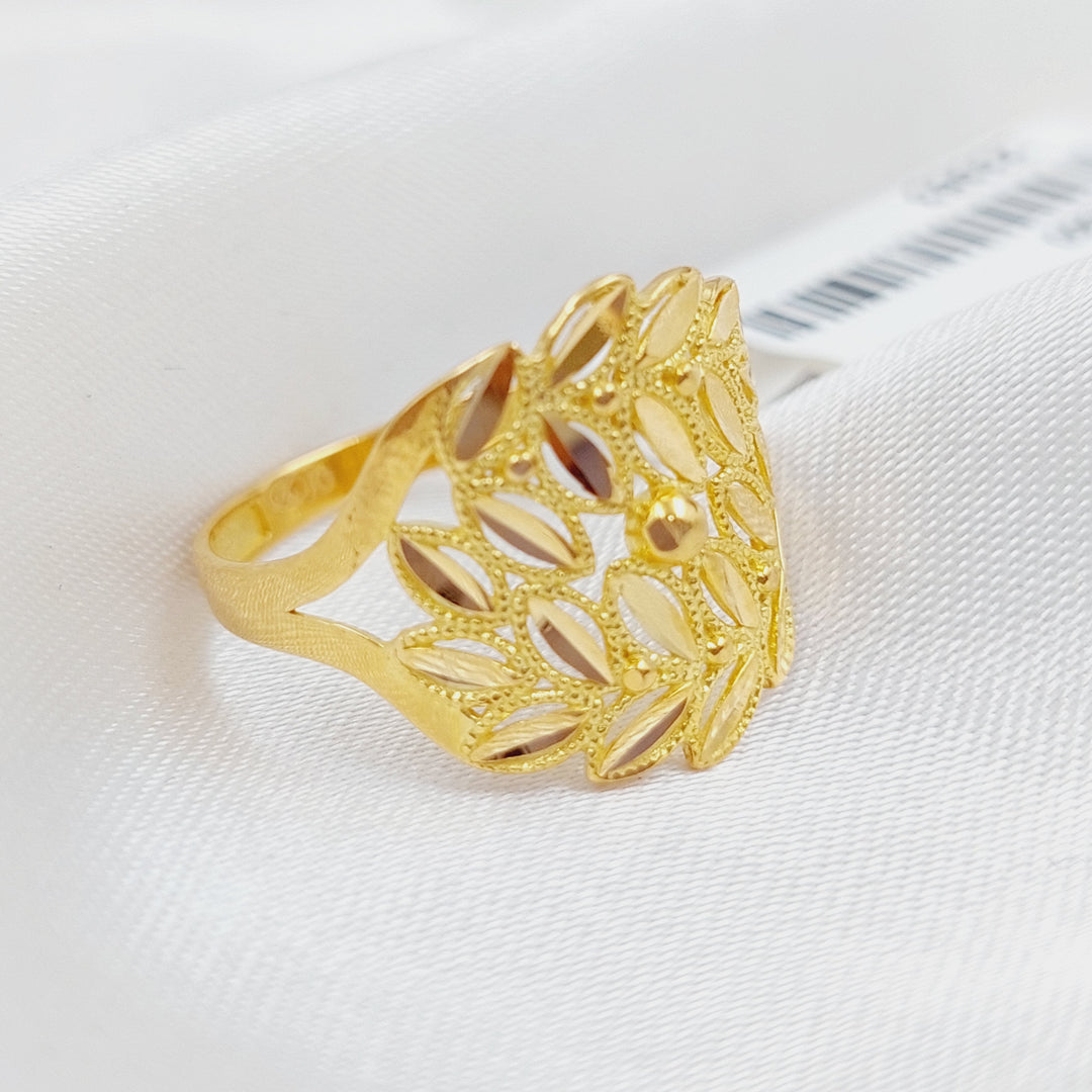 21K Gold Spike Ring by Saeed Jewelry - Image 3