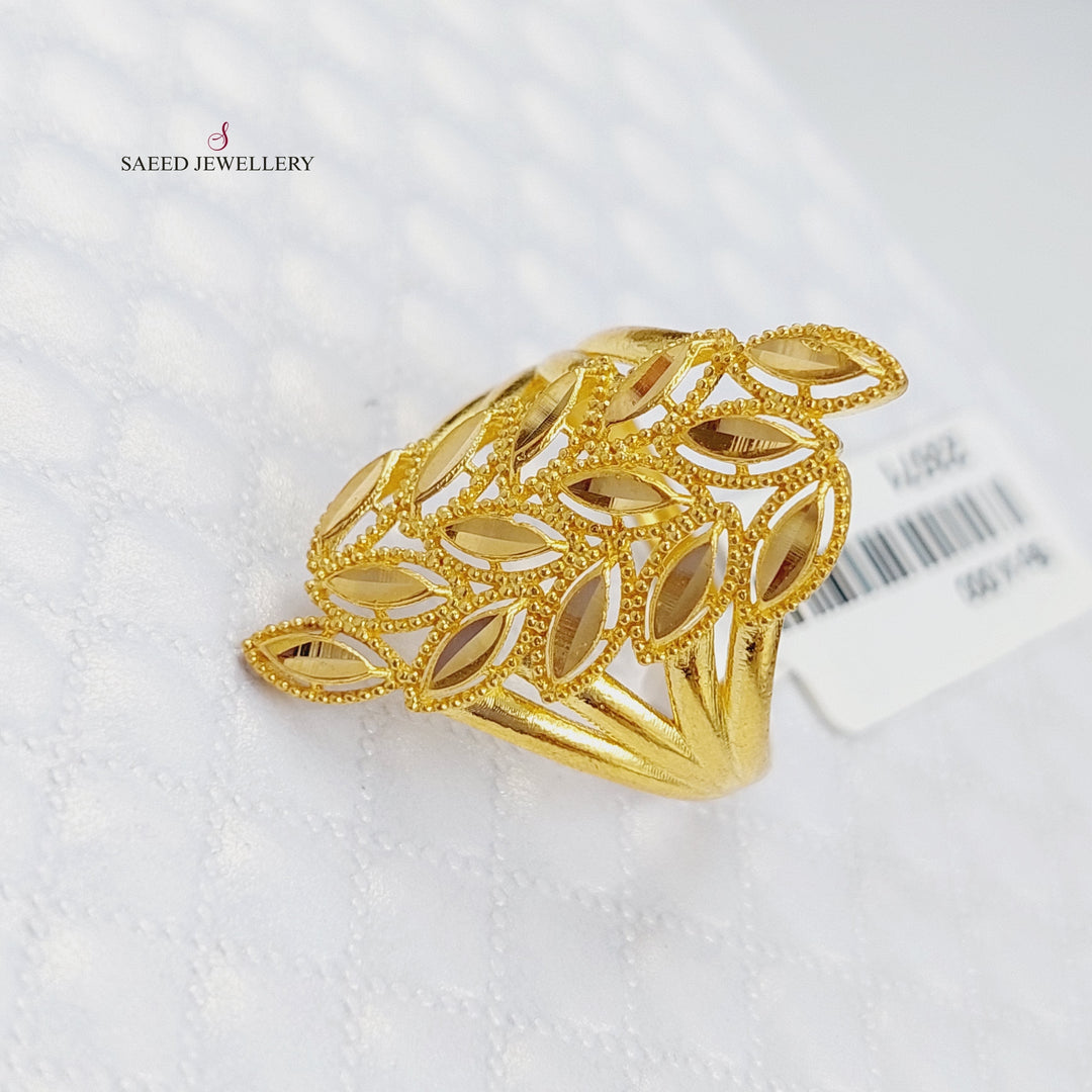 21K Gold Spike Ring by Saeed Jewelry - Image 4