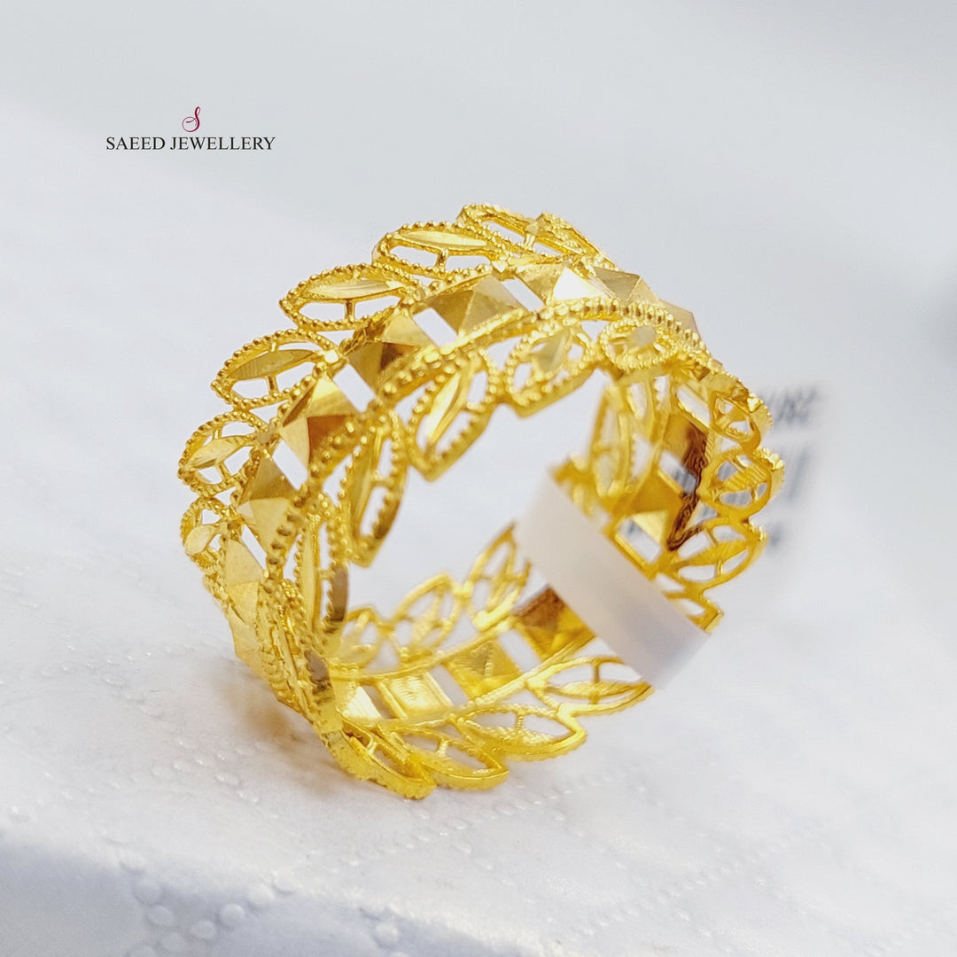 21K Gold Spike Ring by Saeed Jewelry - Image 3