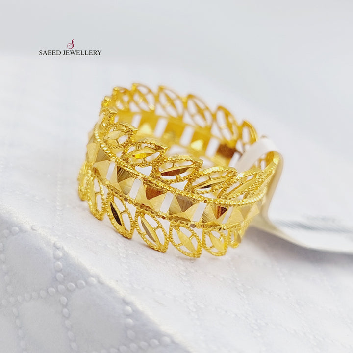 21K Gold Spike Ring by Saeed Jewelry - Image 4