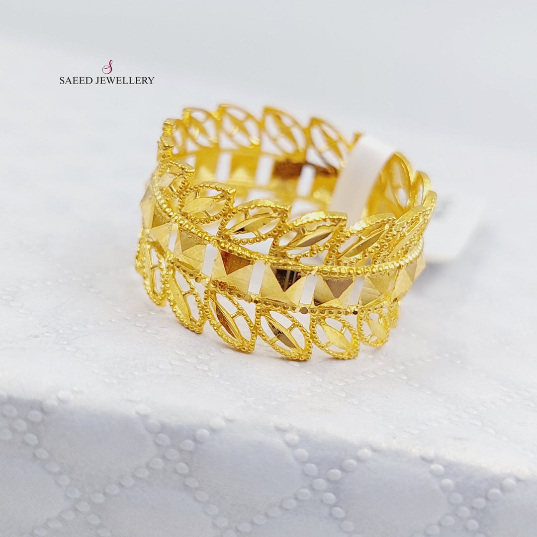 21K Gold Spike Ring by Saeed Jewelry - Image 1