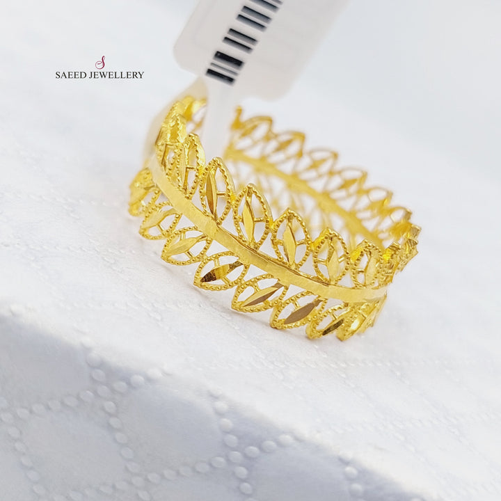 21K Gold Spike Ring by Saeed Jewelry - Image 4