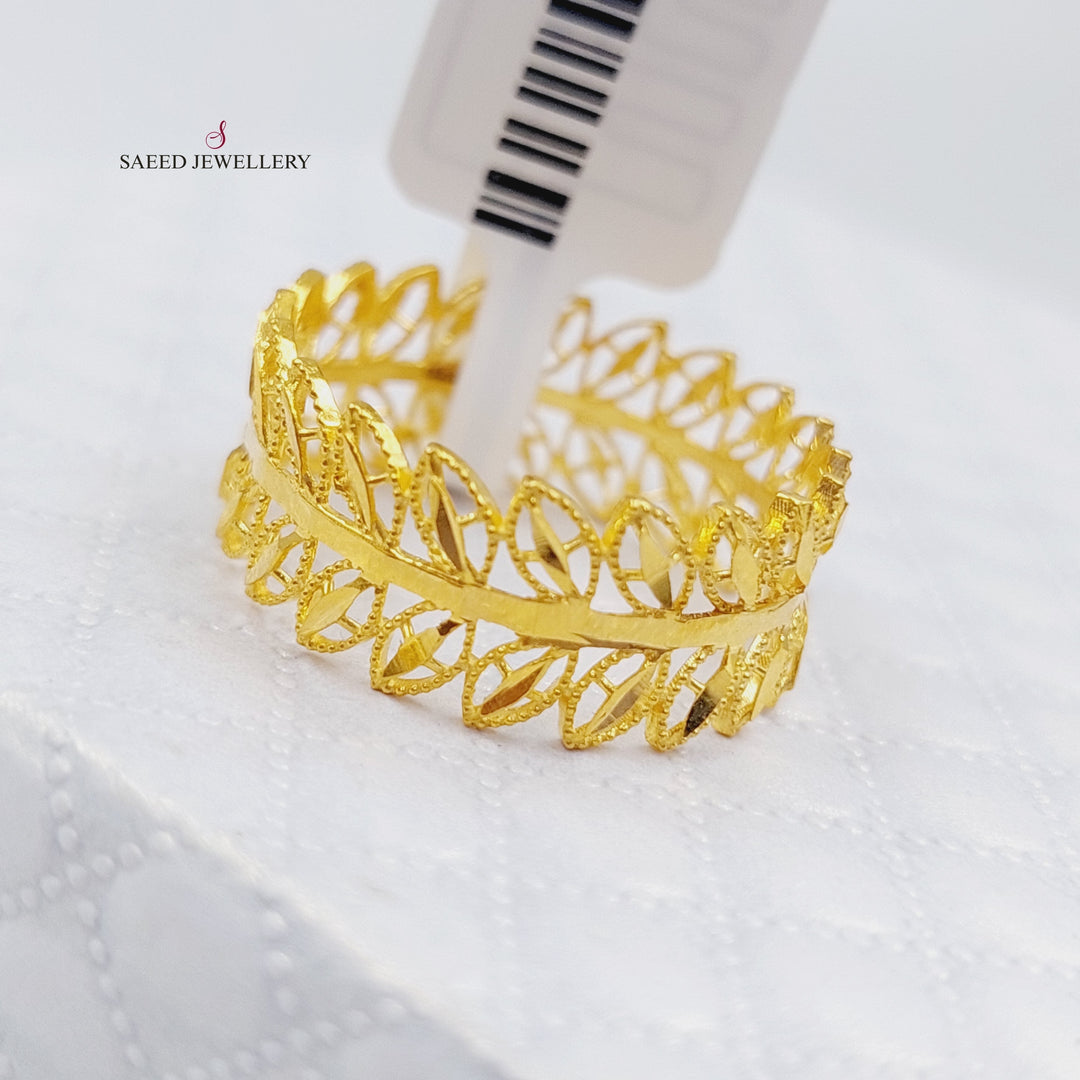 21K Gold Spike Ring by Saeed Jewelry - Image 1