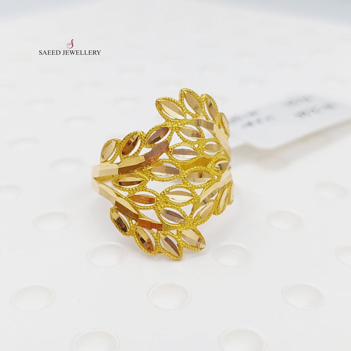 21K Gold Spike Ring by Saeed Jewelry - Image 2