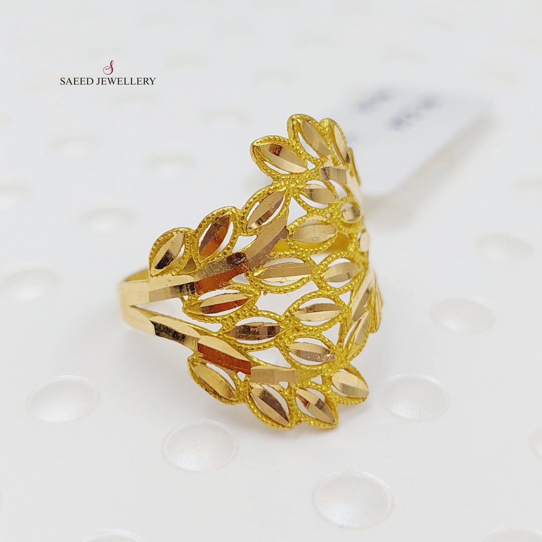 21K Gold Spike Ring by Saeed Jewelry - Image 3