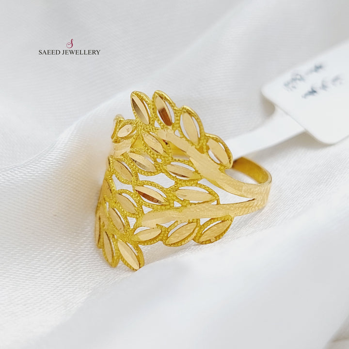 21K Gold Spike Ring by Saeed Jewelry - Image 4