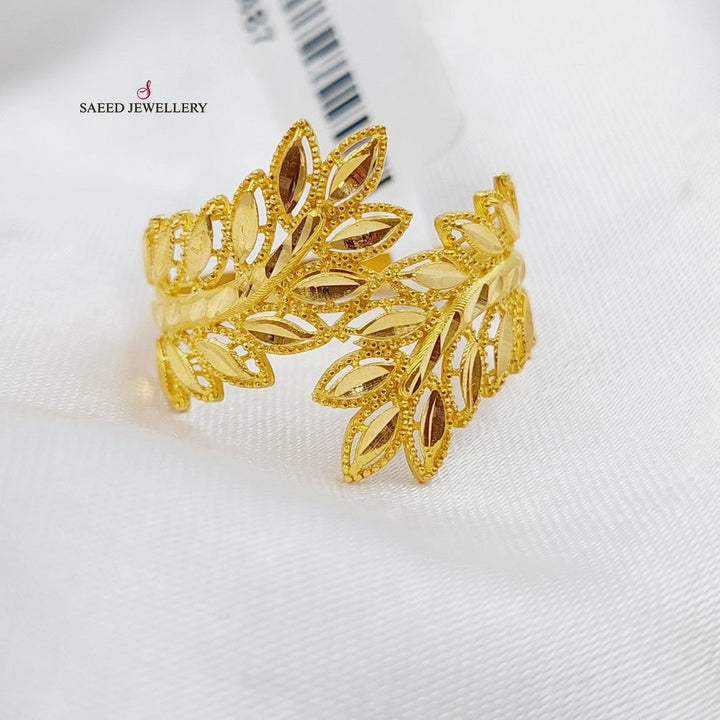 21K Gold Spike Ring by Saeed Jewelry - Image 5