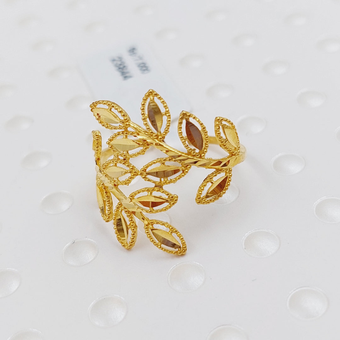 21K Gold Spike Ring by Saeed Jewelry - Image 4