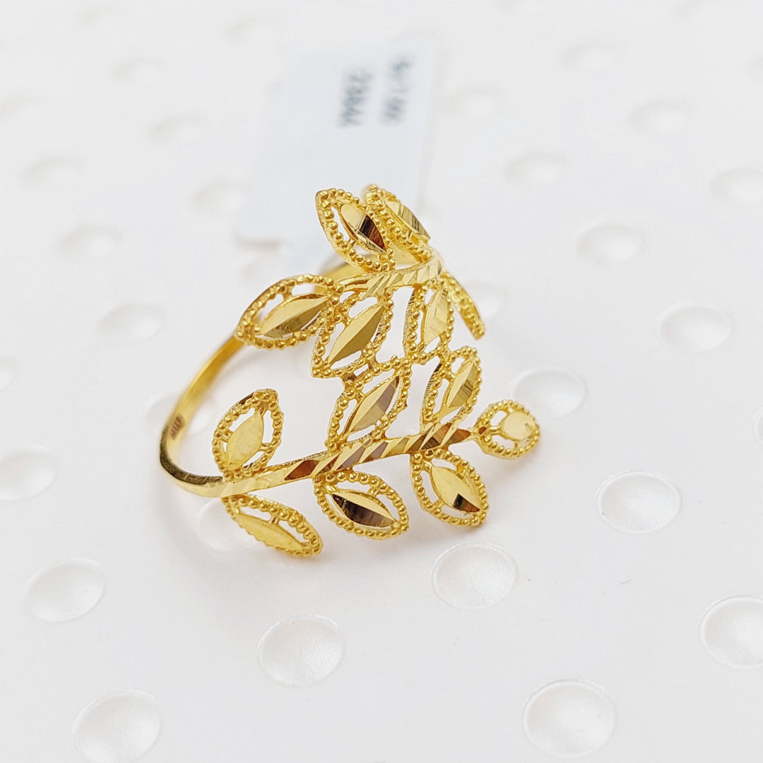 21K Gold Spike Ring by Saeed Jewelry - Image 2