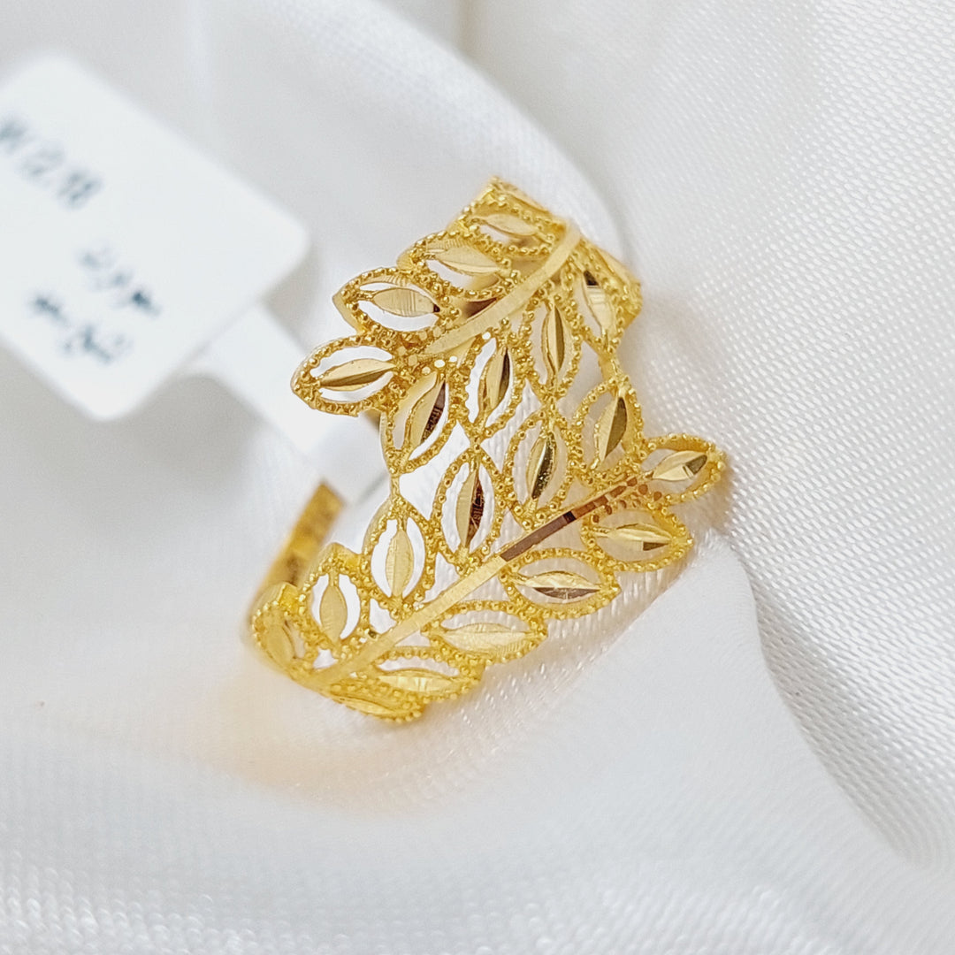 21K Gold Spike Ring by Saeed Jewelry - Image 1