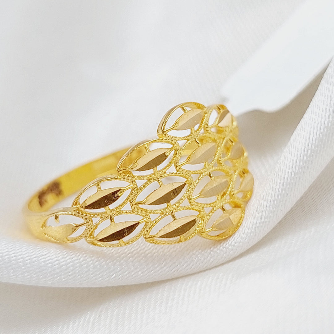 21K Gold Spike Ring by Saeed Jewelry - Image 9