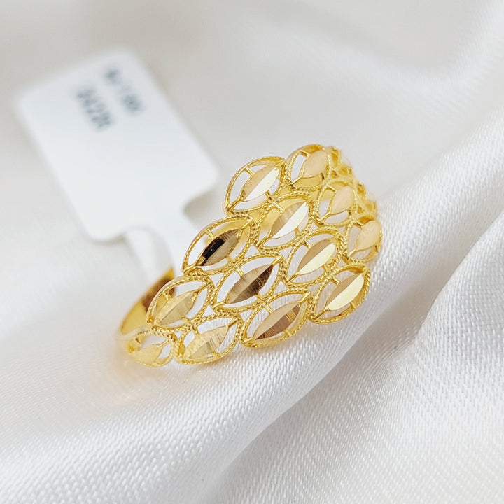 21K Gold Spike Ring by Saeed Jewelry - Image 4