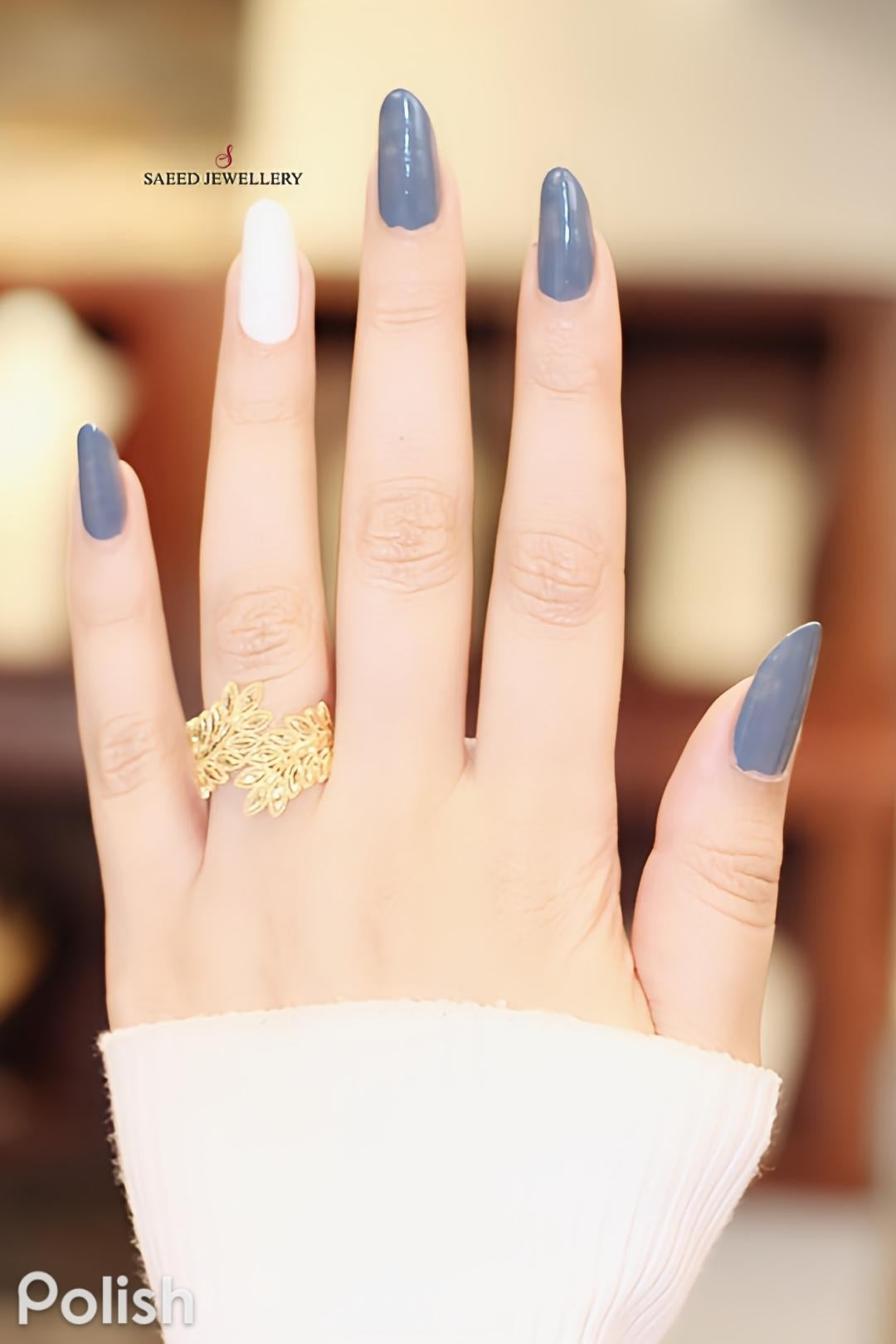 21K Gold Spike Ring by Saeed Jewelry - Image 11