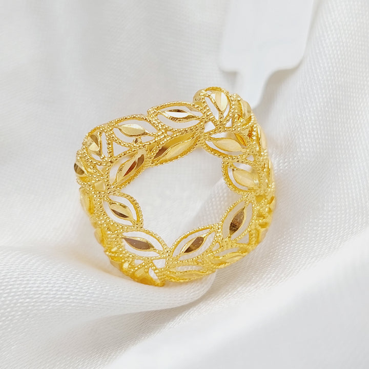 21K Gold Spike Ring by Saeed Jewelry - Image 3