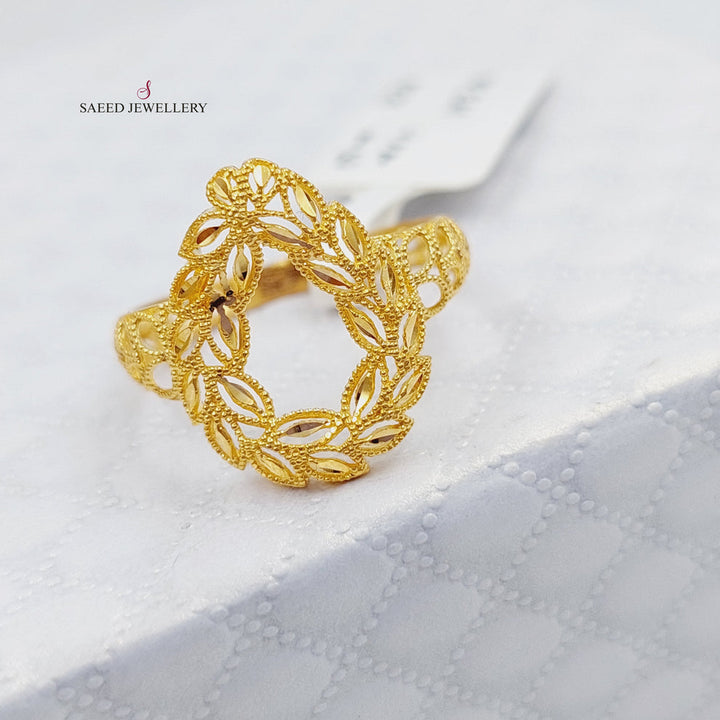 21K Gold Spike Ring by Saeed Jewelry - Image 9