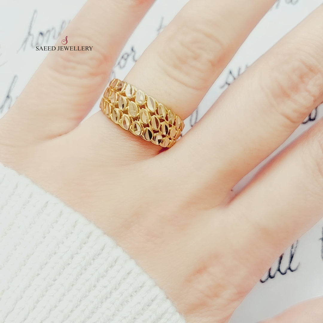 21K Gold Spike Ring by Saeed Jewelry - Image 2