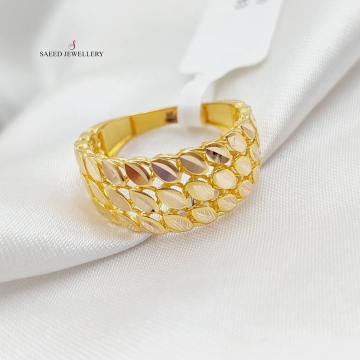 21K Gold Spike Ring by Saeed Jewelry - Image 3