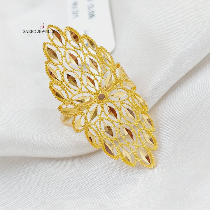 21K Gold Spike Ring by Saeed Jewelry - Image 1