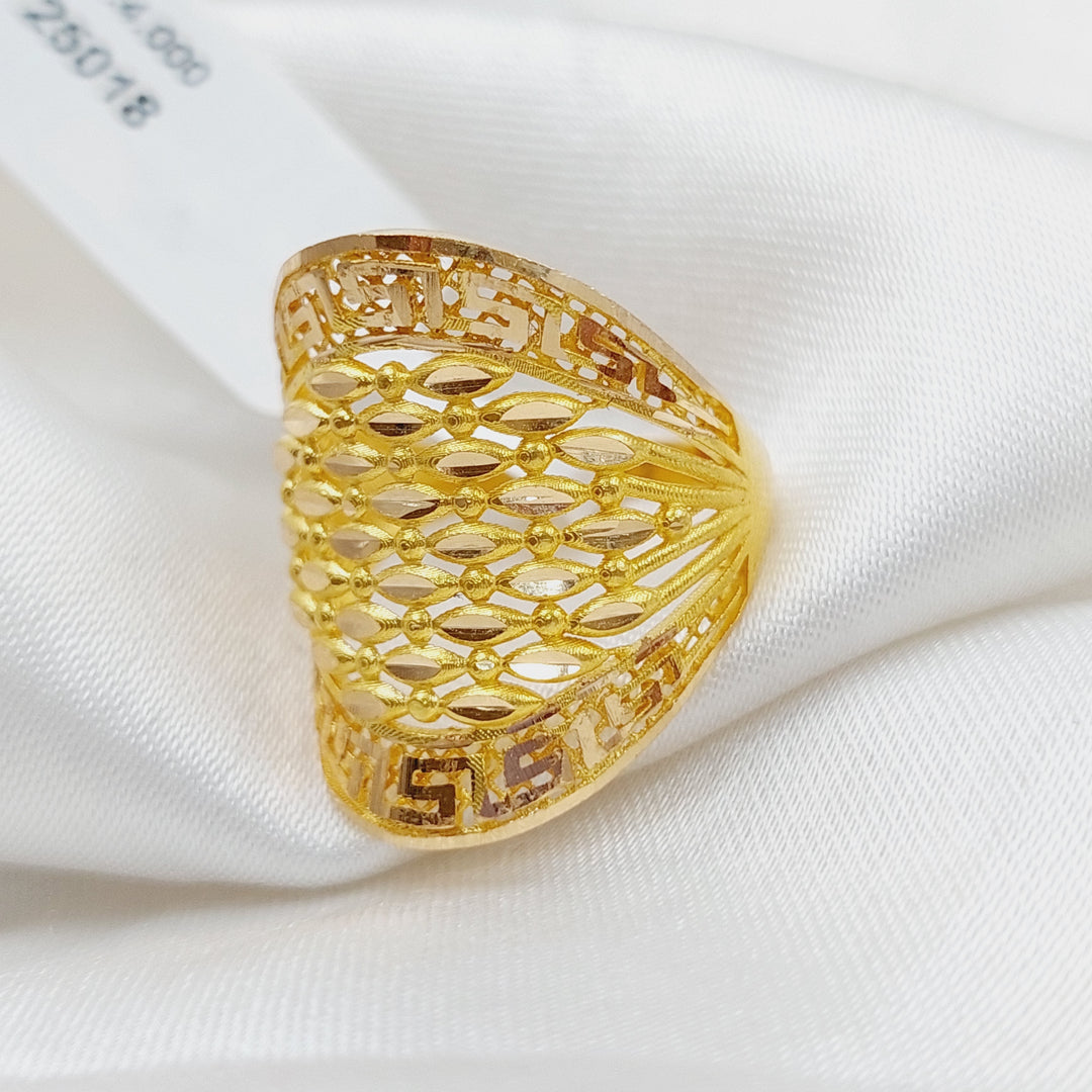 21K Gold Spike Ring by Saeed Jewelry - Image 4