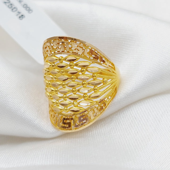 21K Gold Spike Ring by Saeed Jewelry - Image 4