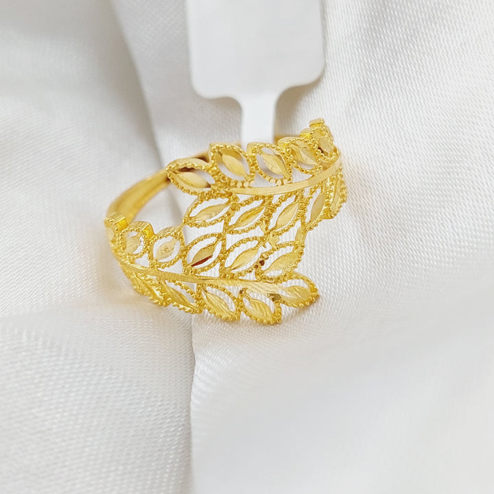 21K Gold Spike Ring by Saeed Jewelry - Image 6