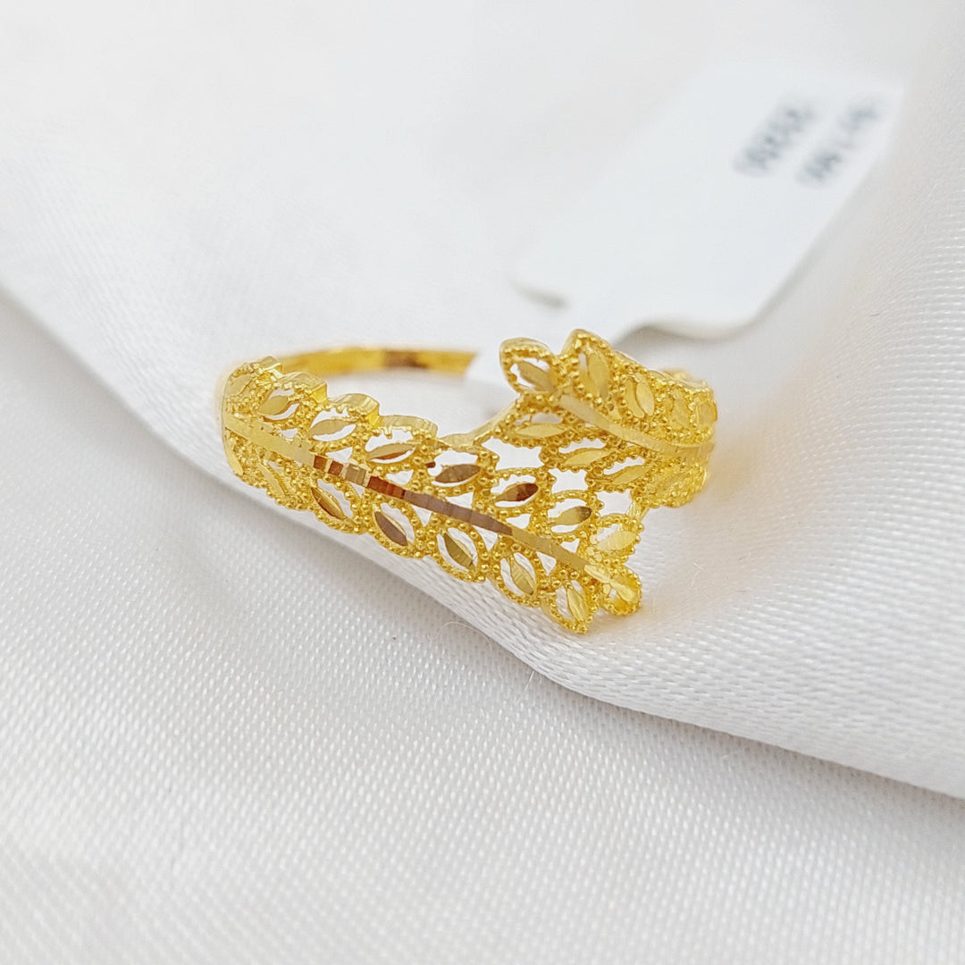 21K Gold Spike Ring by Saeed Jewelry - Image 6