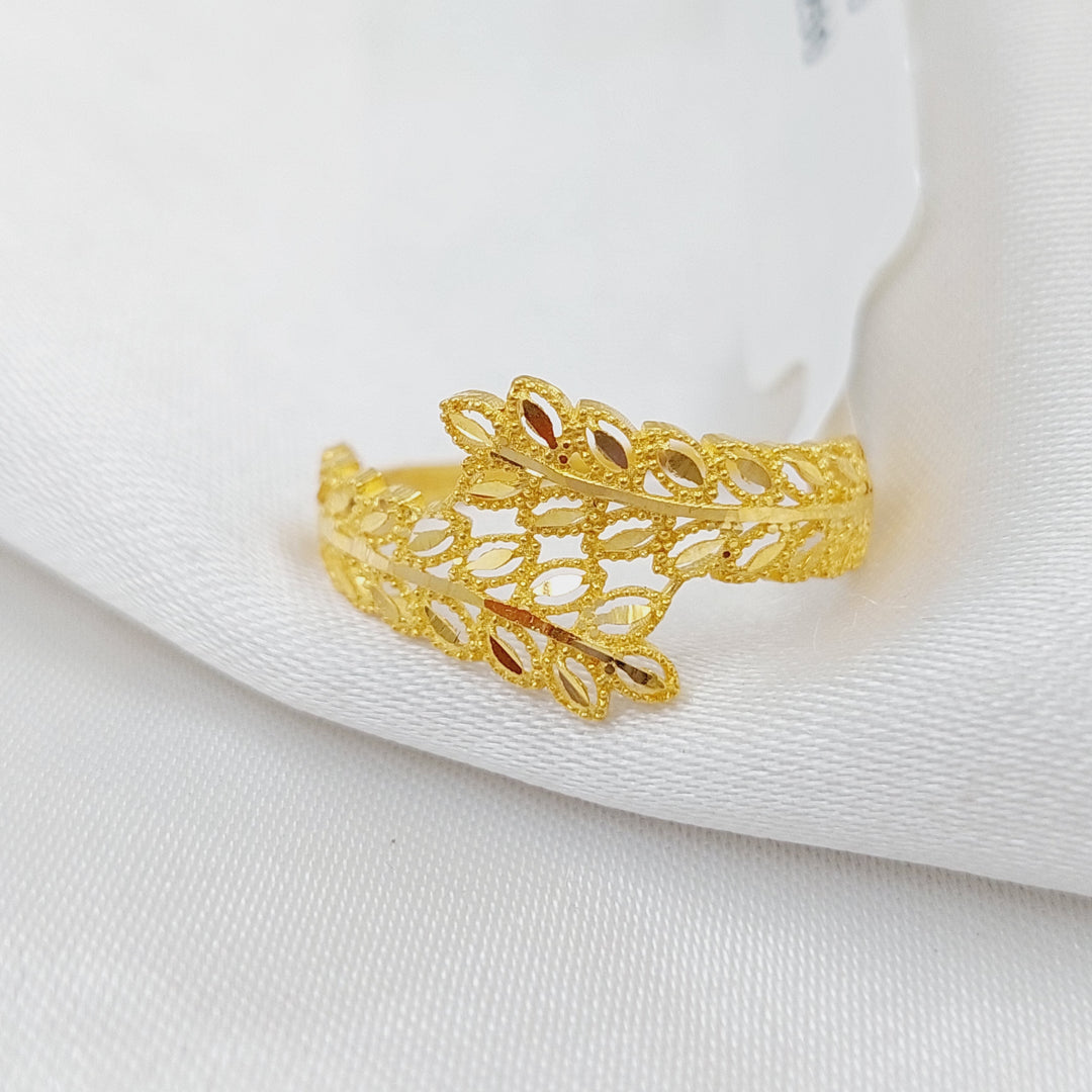 21K Gold Spike Ring by Saeed Jewelry - Image 1