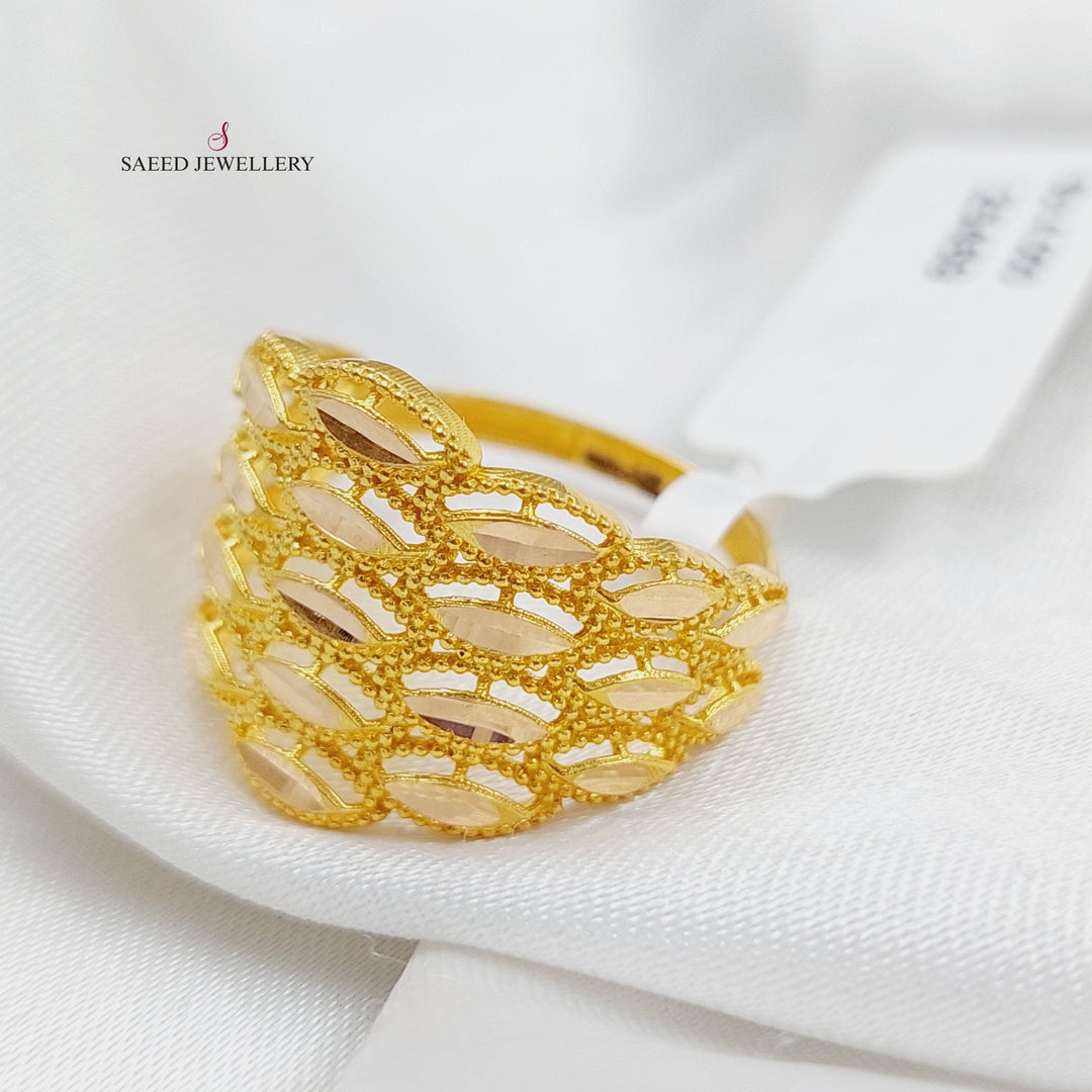 21K Gold Spike Ring by Saeed Jewelry - Image 3