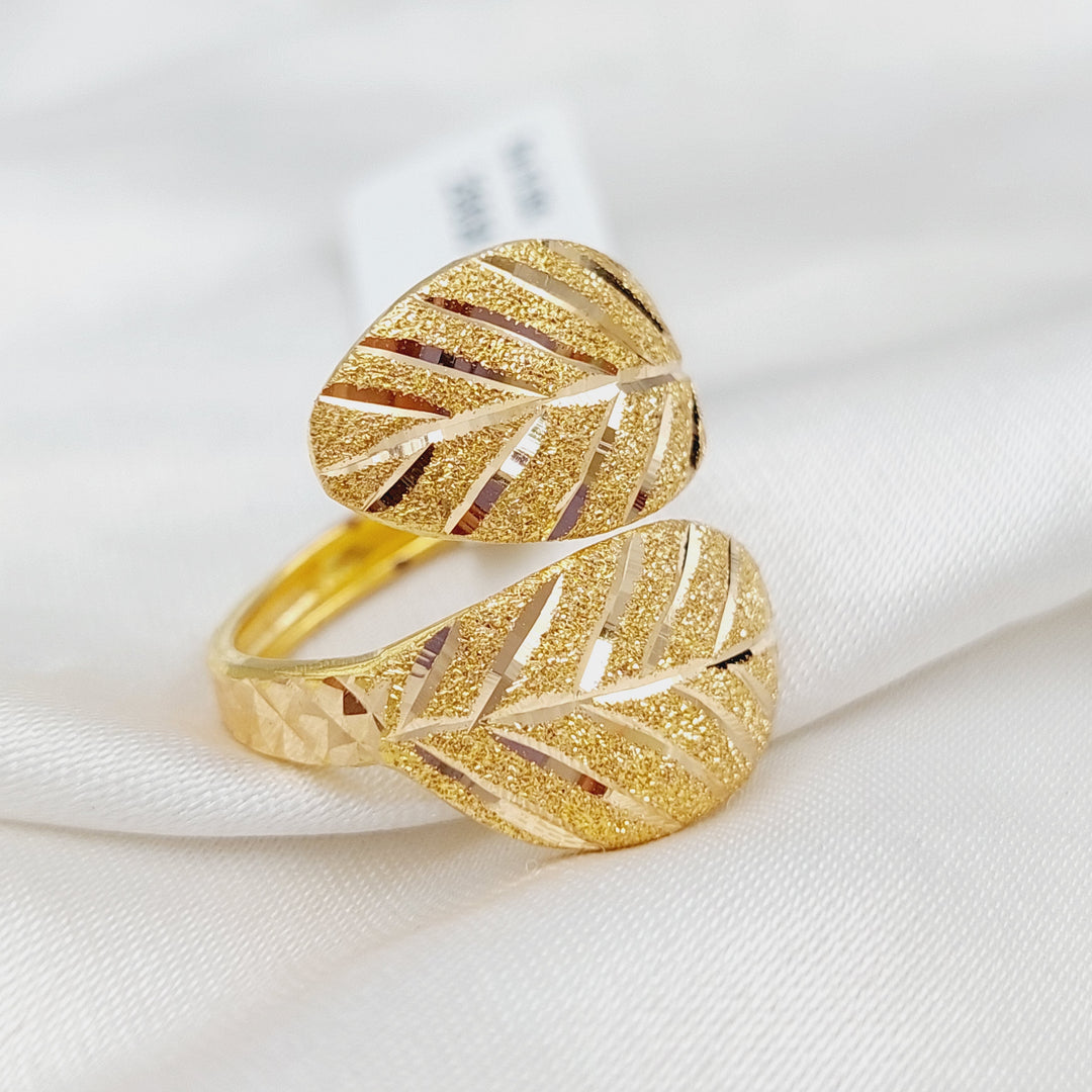 21K Gold Spike Ring by Saeed Jewelry - Image 4