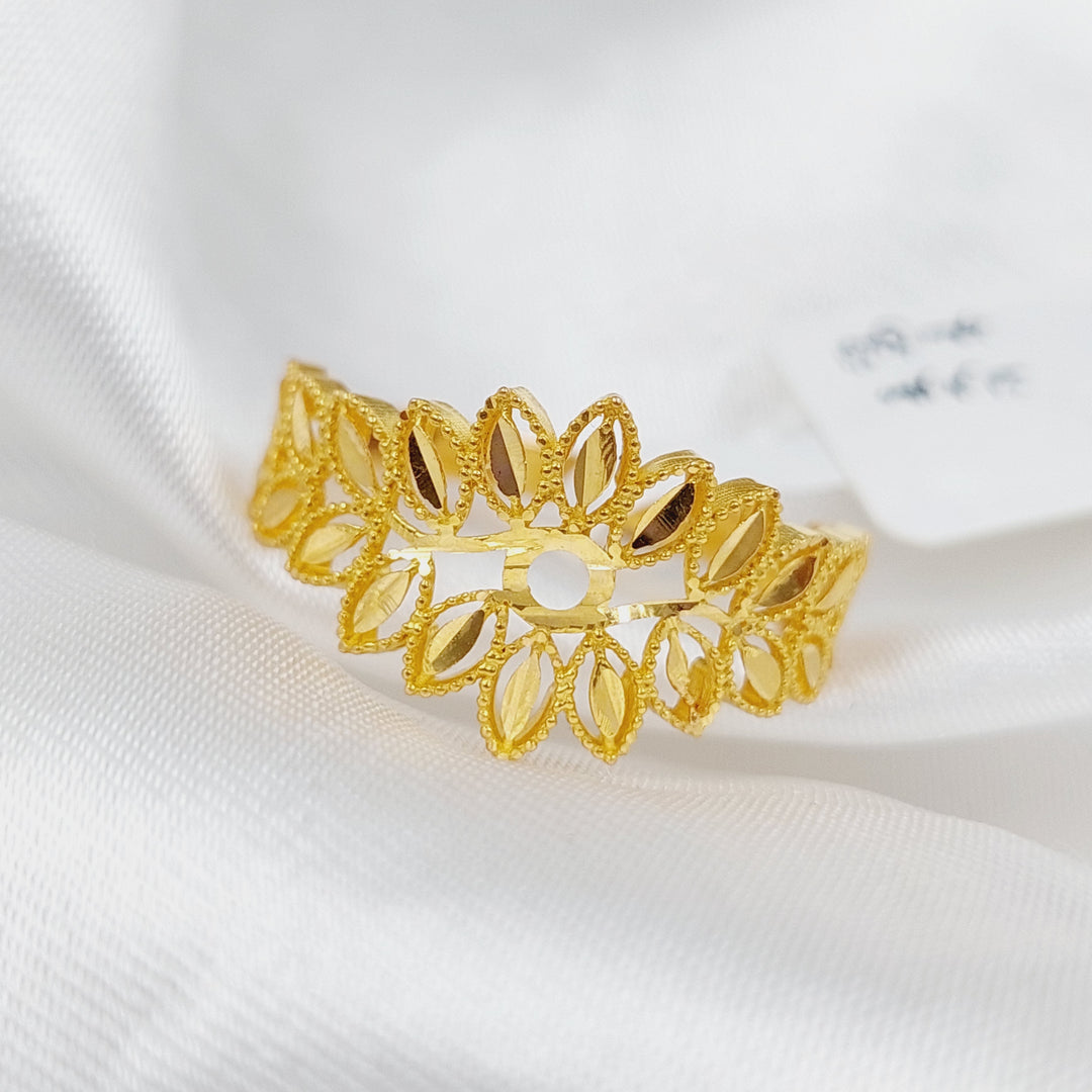 21K Gold Spike Ring by Saeed Jewelry - Image 1