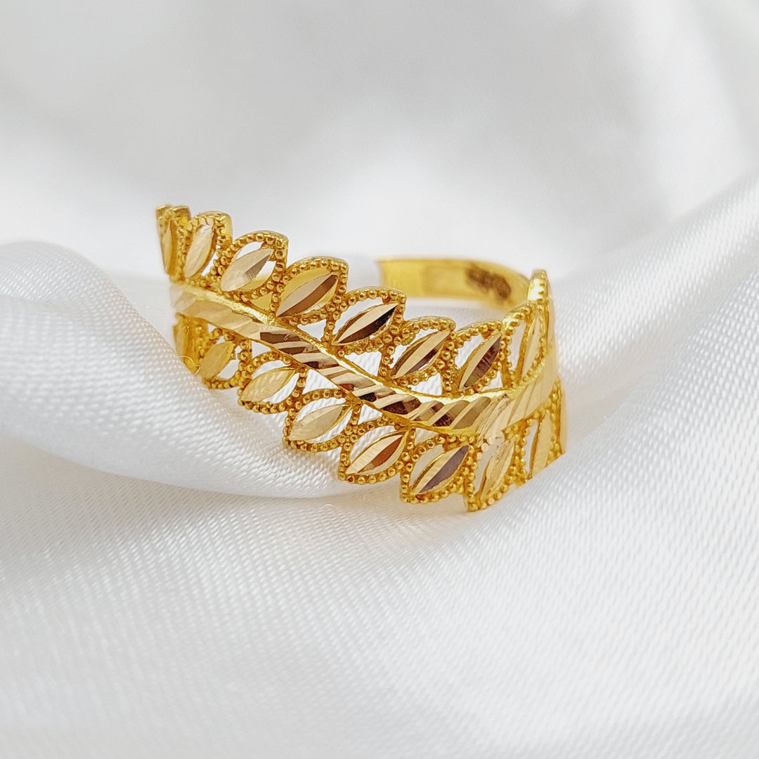 21K Gold Spike Ring by Saeed Jewelry - Image 6