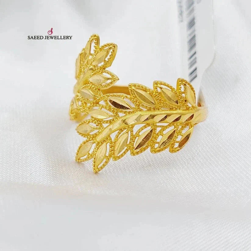 21K Gold Spike Ring by Saeed Jewelry - Image 5