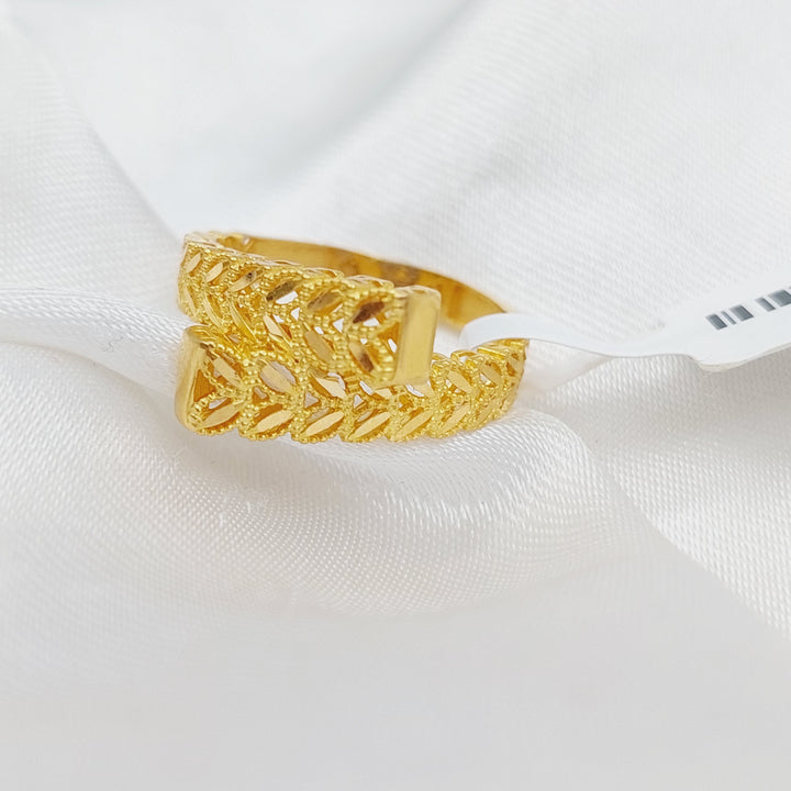 21K Gold Spike Ring by Saeed Jewelry - Image 3