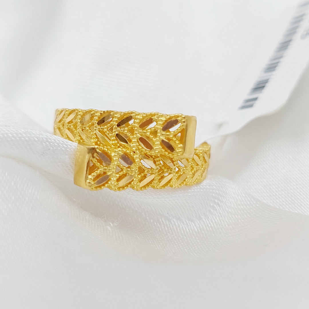 21K Gold Spike Ring by Saeed Jewelry - Image 4