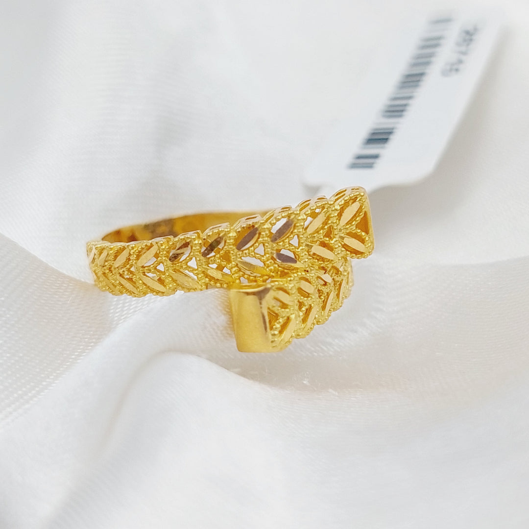 21K Gold Spike Ring by Saeed Jewelry - Image 5