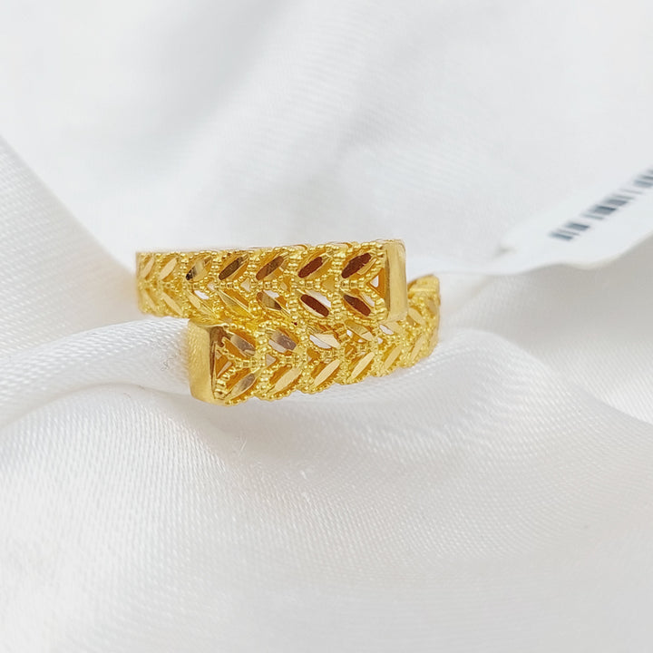 21K Gold Spike Ring by Saeed Jewelry - Image 6