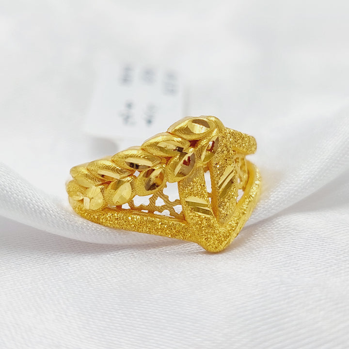 21K Gold Spike Ring by Saeed Jewelry - Image 1