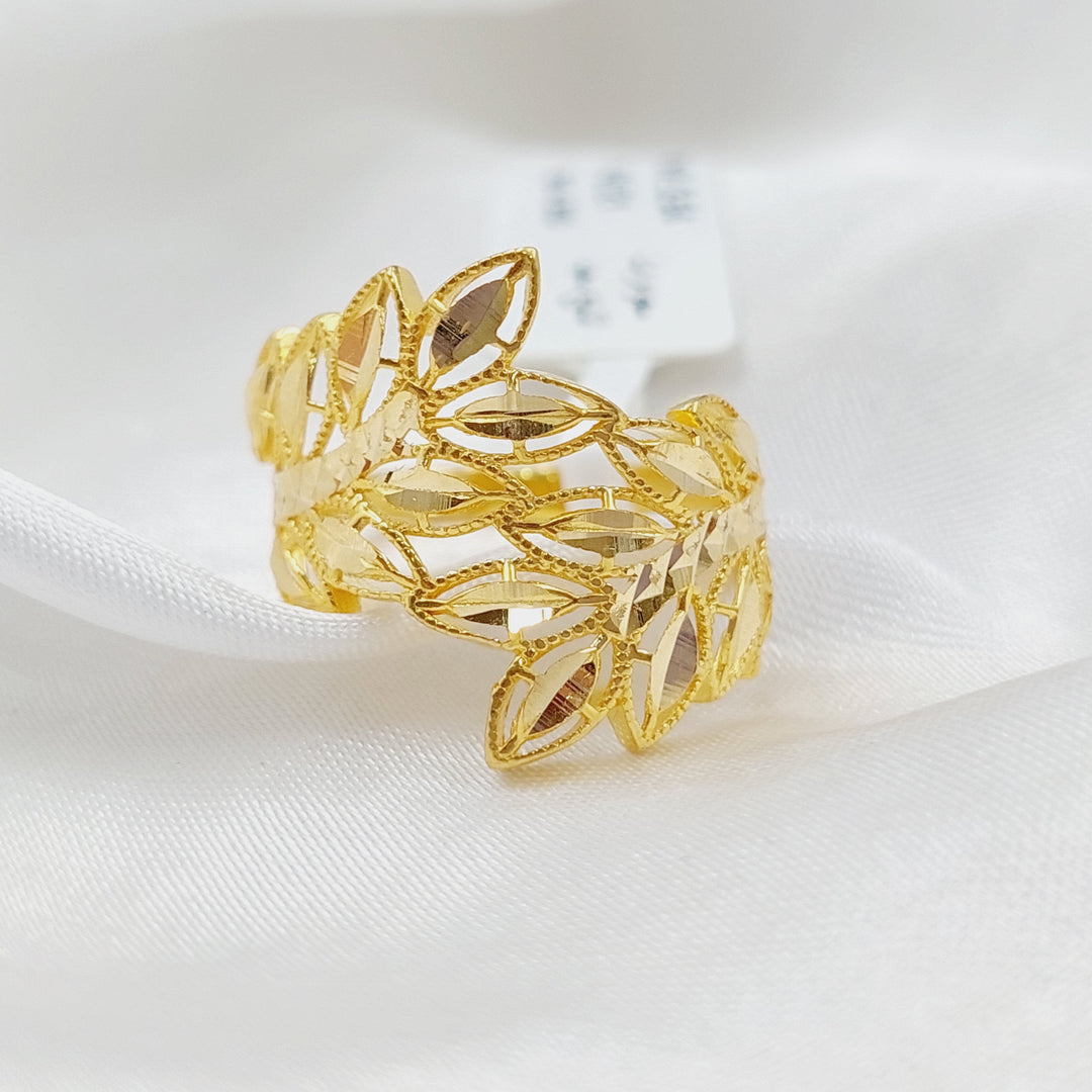 21K Gold Spike Ring by Saeed Jewelry - Image 3