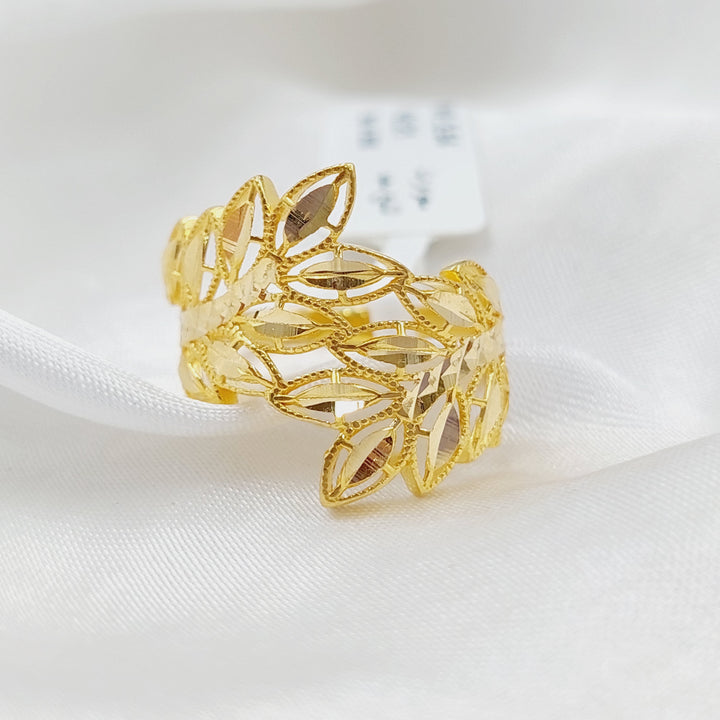 21K Gold Spike Ring by Saeed Jewelry - Image 3