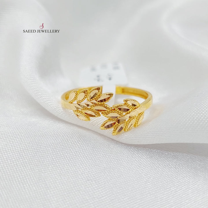 21K Gold Spike Ring by Saeed Jewelry - Image 4