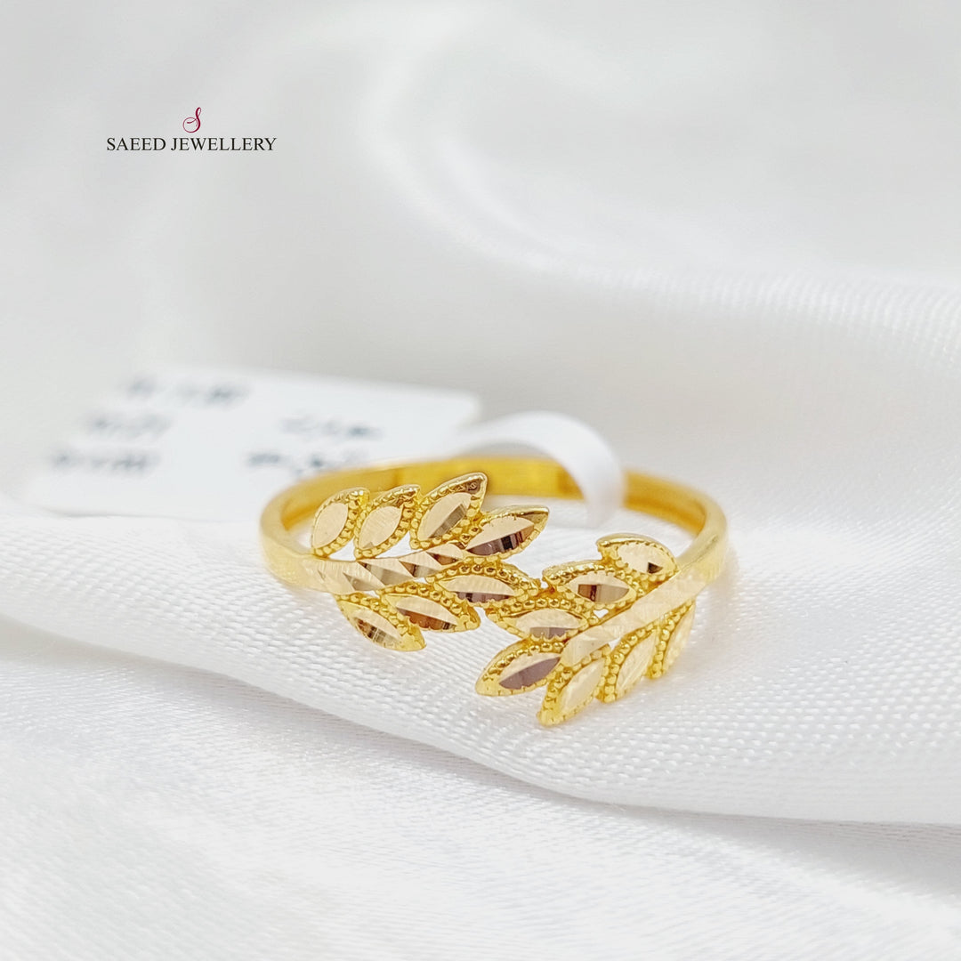 21K Gold Spike Ring by Saeed Jewelry - Image 1